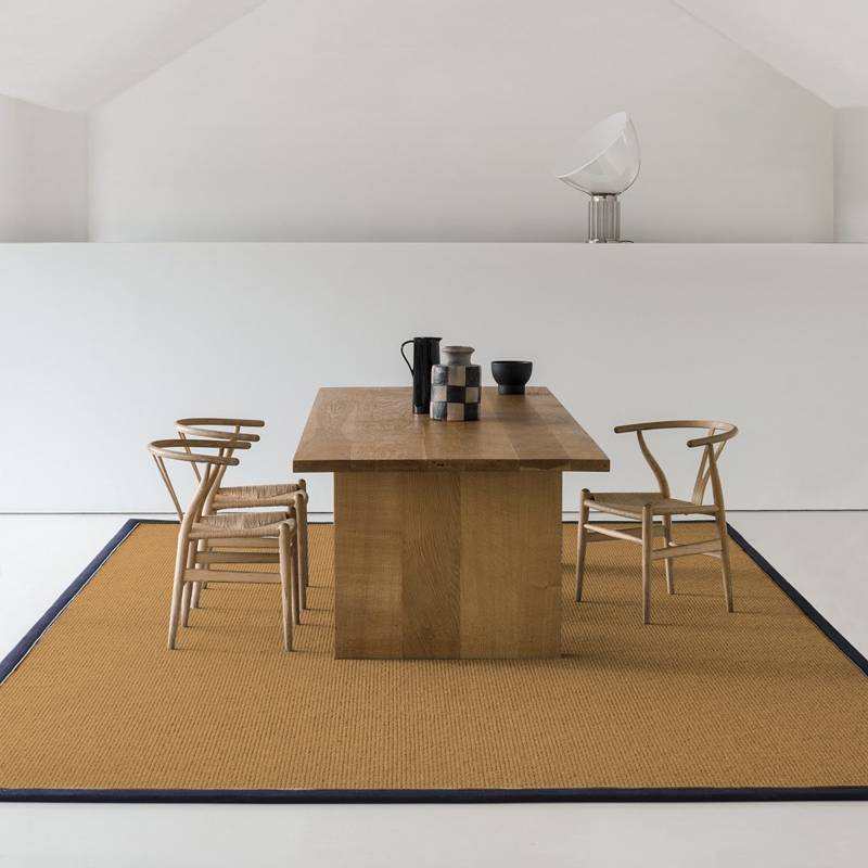 Custom made natural rug