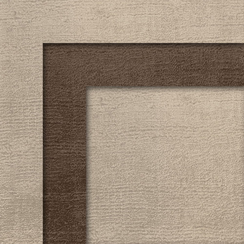 Inset Border Silk Rug