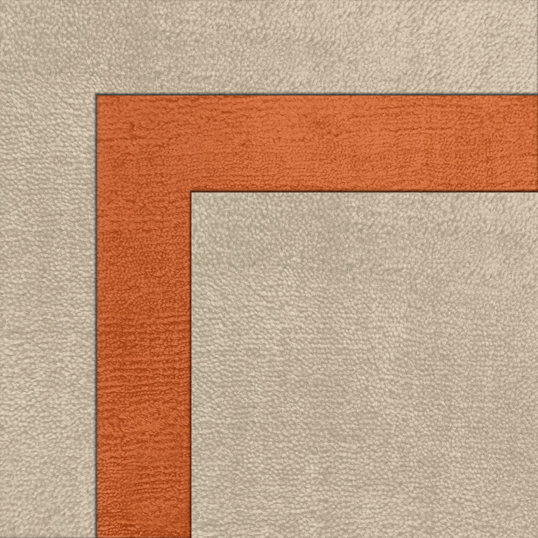 Wool & Silk Bordered Rug