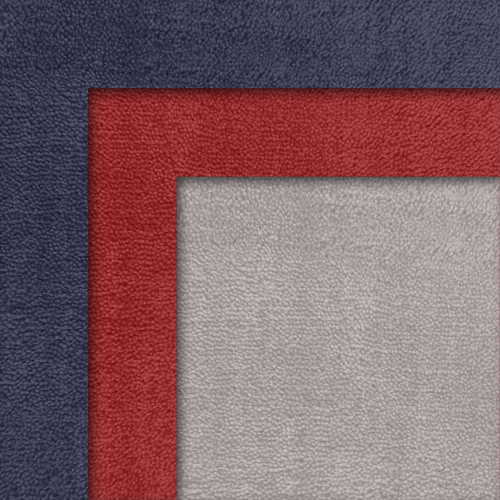 Double Bordered Wool Rug