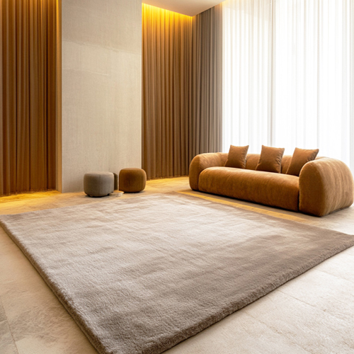 Plain Wool Rug - Hint Of Grey Brown (WL1180-09)