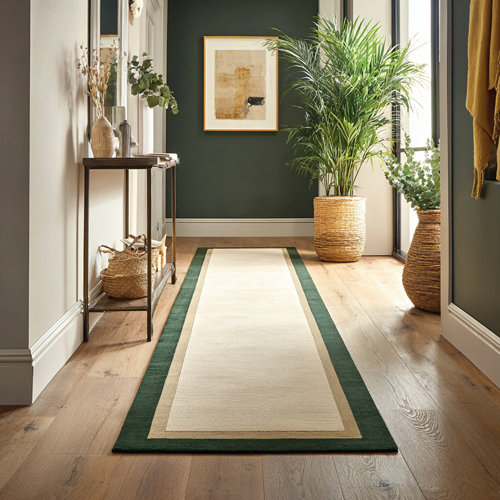 Wool Bordered Runner